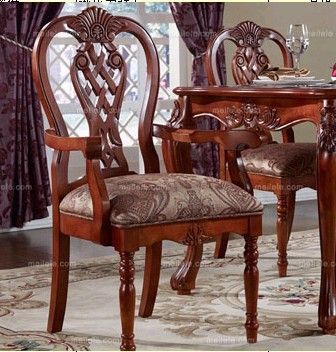 厂家销售高档纯实木美式餐椅.餐桌餐厅成套家具
